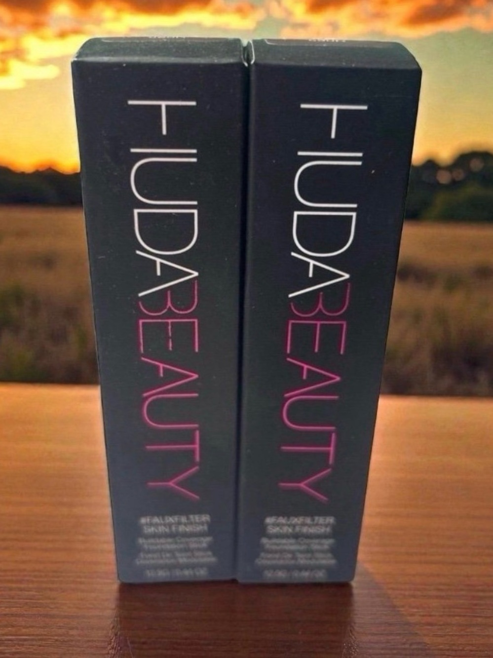 💎 HUDA BEAUTY Faux Filter Skin Finish Foundation Bundle | Lava Cake